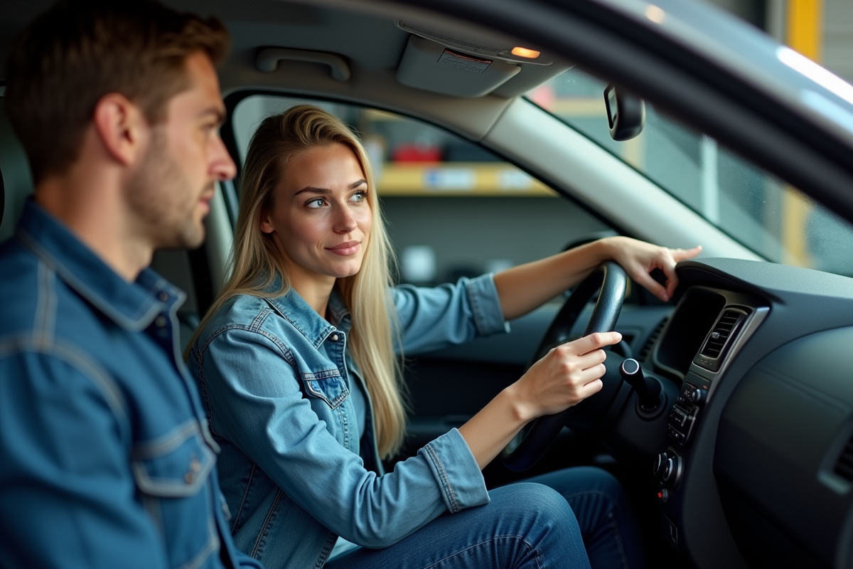 Jeune femme explique des symptômes de vibration d