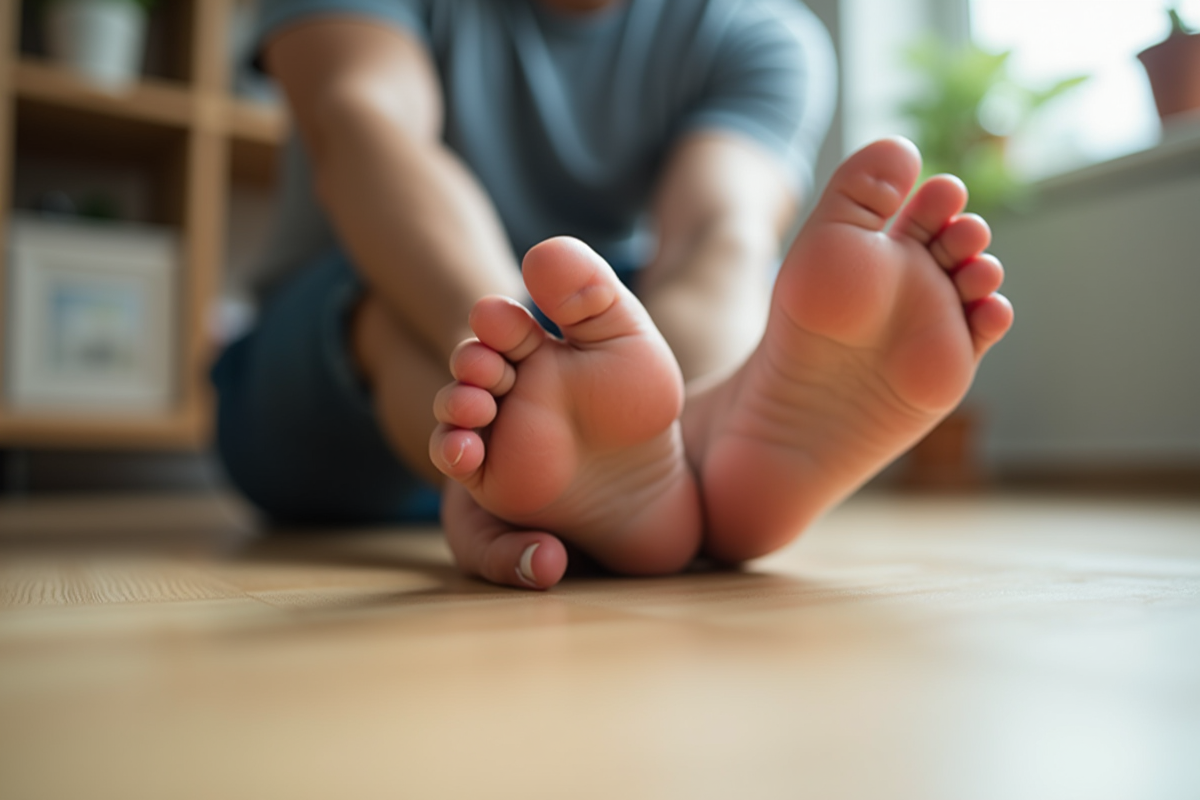 Zoom sur les pieds d